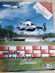 NIB Ikarus Aerofly Professional Deluxe RC Flight Simulator with Add-Ons