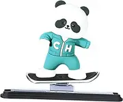 Dashboard Skateboard Ornament | Cartoon Skateboarding Bear Decor Dashboard Figure | Tabletop Ornaments Ensure Driving Safety for Study Room, Bedside