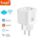 Smart Socket EU 16A AC100-240V Tuya Smart Socket Wifi Smart Plug Power Outlet