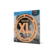 D'Addario EXL115W Medium Wound Third, XL Nickel Electric Guitar Strings, 11-49