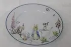 BEATRIX POTTER PETER BUNNY RABBIT EASTER DINNER PLATES - S/4 - NEW