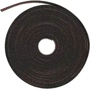 BROLEO 2GT Belt, High Strength 3D Printer Belt 9RF Rubber Toothed 9mm Wide Stable Antiwear Glass Fibre for Machine (5m / 16.4ft)