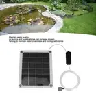 A Solar Pond Aerator Waterproof 20W Noiseless Solar Aquarium Air Pump With Air