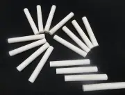 ONE 3.650" X 0.500" O.D. HIGH PURITY ALUMINA CERAMIC TUBE REFRACTORY No.: 287