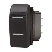 Blue Sea Systems Contura DPDT 2 Position Black Switch