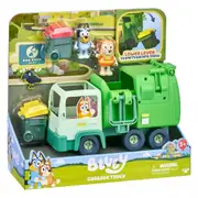 Bluey and Friends Garbage Truck With Bluey And Bin Man Figures
