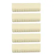 5Pcs Mandolin Bridge Nut 8 String Plastic 3.5cm Universal Instrument Accesso FFG