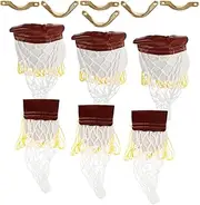 BESPORTBLE Billiards Parts 6 Sets Pool Table Pockets Billiard Table Pockets Replacement y Toy Billiard Ball Bag Net Set Corners Drop Basket