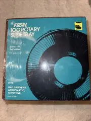 Vintage Sawyers & Focal Rototray Slide Tray Holds 100 Slides Set Of 3 Unopened