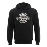 FIL Men's Unisex Hoodie Hooded Jumper Sweater Pullover w Pockets - BROOKLYN