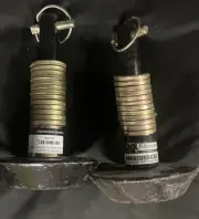 Set 2 OEM GENUINE BOSS MSC01570 SHOES PLOW CAST IRON WITH PINS WASHERS SPACERS