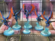 Painted new craftworld eldar swooping hawks Warhammer 40K aspect warrior aeldari