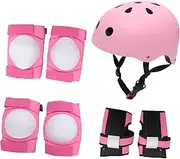 HONMEET 1 Set Roller-Skate Knee Brace for Sports Knee Pads for Kids Protective Gear Kids Kids Guard Combination Child Ski Pink Kids Helmet