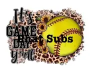 Sublimation Print It’s Game Day Y‘all Softball Ready To Press Heat Transfer