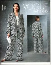 Vogue V1749 Misses XS to M Relaxed Pants, Jacket and Vest UNCUT Sewing Pattern