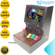 7" Screen Z Series IV Arcade Machine 400 Video Games 32Bit CPU 4GB memory