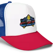 CZT SK8 Premium Embroidered Mesh Snap Back Trucker Cap