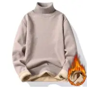 Men's Turtleneck Sweater Men's Knitting Pullovers Rollneck Knitted Warm Jumper