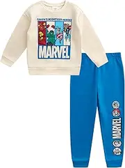 [Marvel] Avengers Boys Sweatshirt and Pants Set for Toddler to Big Kids