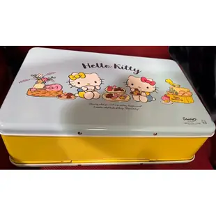 特價品 HELLO KITTY 雙味脆燒 手提箱 禮盒 鐵盒 餅乾 收納箱 可自取