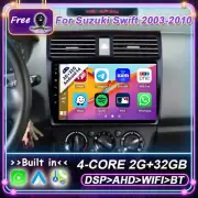 Car Stereo For Suzuki Swift 2003-2010 Android 14 Navi CarPlay GPS Head Unit 32GB