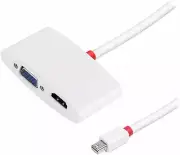 3 Packs X Mini Displayport - HDMI + VGA Female Adapter Cable