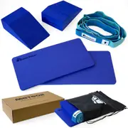 METEOR Wedge Foam Blocks Set, Calf Raise Blocks, Yoga Blocks Set with Carry Bag
