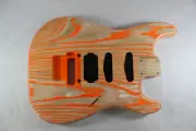 Sandblasted Ash HSS guitar body - fits Fender Strat neck Floyd Rose J1256