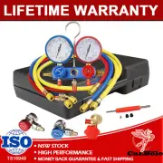 HVAC A/C Manifold Gauge Set Air Conditioner Pump Service Kits R12 R22 410a R134A