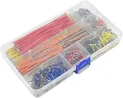 SUIOPPYUW Advanced Technology Wire Kit for Reliable and Convenient Access Preformed Breadboard Jumpesr ABS Breadboard Jumpers Wire, 140PCS White, 140pcs