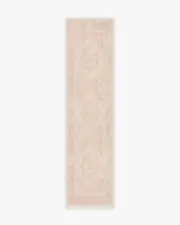 75' x 305' | Machine Washable Runner Rug | Kid & Pet Friendly | Indoor Rug | Kamran Soft Pink Rug | Ruggable