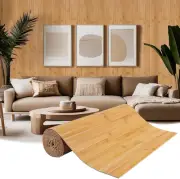 Natural Bamboo Wall Panel for Interior Wall Decor, Pole Wrap Wainscoting Interio