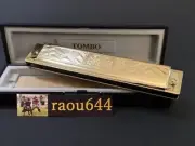 TOMBO No.1921 C Key Super Deluxe Tremolo Harmonica 21 holes from Japan