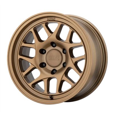 17x8.5 KMC KM717 BULLY OL Matte Bronze Wheel 6x135 (0mm)