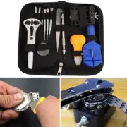 Watch Horologe Repair Case Adjuster Tool Set Kit Opener Link Remover 13Pcs