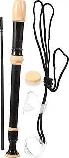 MOLUCKFU 1 Set Clarinet for Professional Plastic Recorder with Cleaning Rod Practice Instrument for Beginners for Teens Music Learning