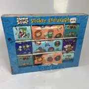 BRAND NEW: Vintage Rugrats Sticker Extravaganza Set Box Damage
