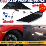 Dynamic For Honda Civic Side Light Marker White Amber Waterproof Switchback 2x (for: Honda Civic)