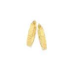 9ct Gold 15mm Hoop Earrings