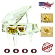 Compact Clockwork Piano Music Box - Canon in D Tune - Vintage Charm for Homes