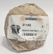 WOLVERINE BRASS CLOSET SPUD 1- 1/2 51143