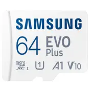 Samsung EVO PLUS microSDXC Memory Card - 64GB Includes Adapter - Read up to 160MB/s [MB-MC64SA/APC]