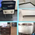 4x Bed Riser Table Furniture Plinth Floor Protector