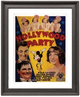 Hollywood Party - Picture Frame 8x10 inches - Poster - Print - Poster - Print