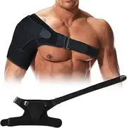 Recovery Shoulder Brace for Men and Women, Shoulder Support with Pressure Pad, Adjustable Shoulder Support for Torn Rotator Cuff, Perfect for Sports, Weight Training & Bodybuilding