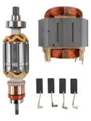 Carbon Brush Replacement Kit with Stator and For Rotor for HR4003 Series