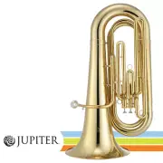 Jupiter JTU730 Key of BBb Lacquer Brass Compact 3 Valve Tuba w/ Case, Mouthpiece