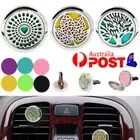 FRAGRANCE & ESSENTIAL OIL DIFFUSER stainless CAR AIR VENT FRESHENER aromatherapy