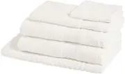 5 Piece Sheraton Luxury Egyptian Towel Set White