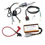 Wiring Harness CDI Ignition Coil Kill Switch For 50-160cc Pit Dirt Bike ATV Quad